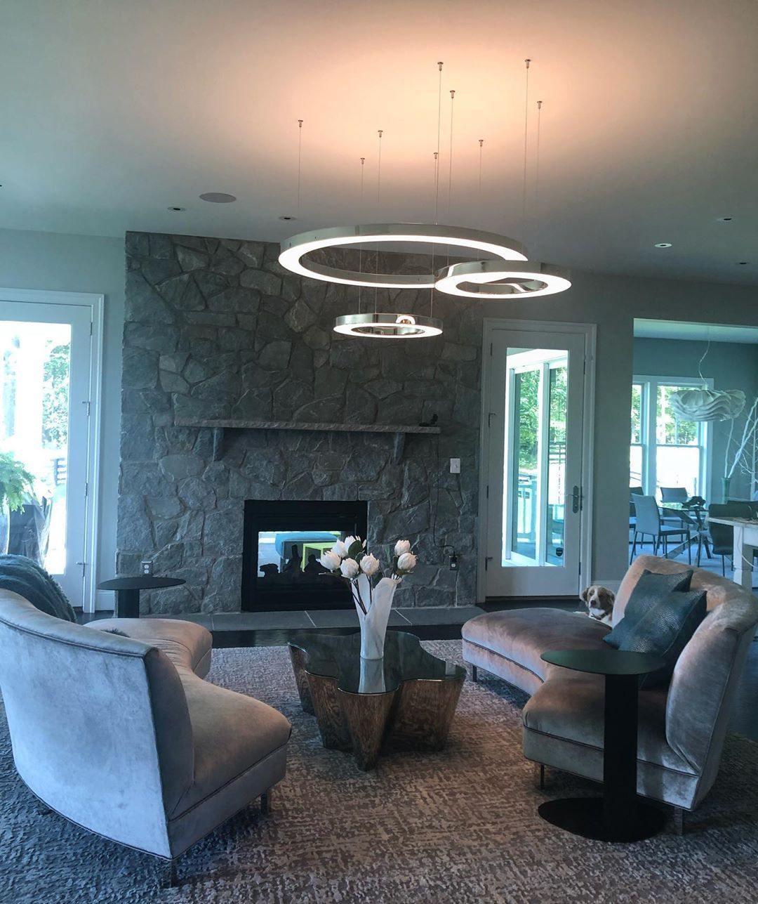 Подвесной светильник Ring LED - ∅100см, теплый свет