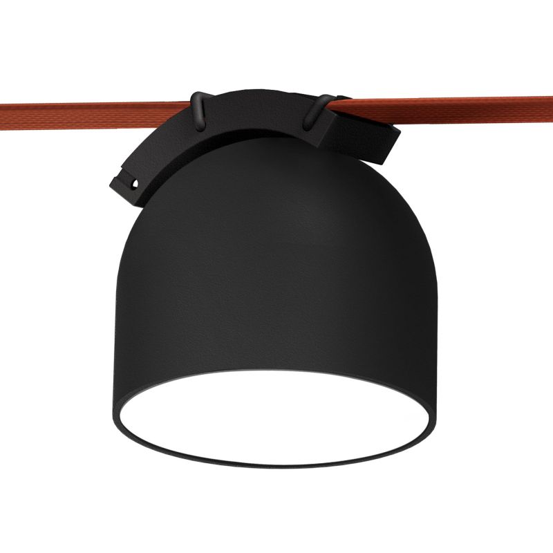 Светильник трековый ST Luce Band ST451.436.12.2, черный, LED 1*12W 3000K 794Lm Ra90 120 IP20 D100xH107 48V