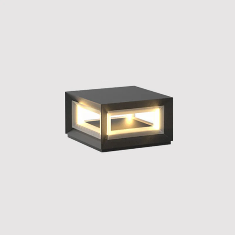 Уличный светильник Light Cube - модель A, проводная версия, 25см x 25см x 14см, теплый свет