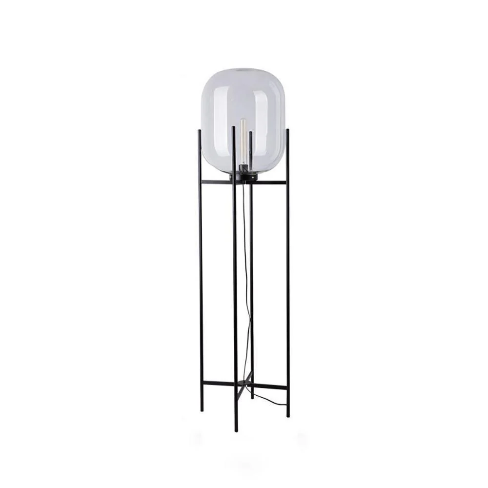 Торшер Oda - ∅48см x 160см, янтарь