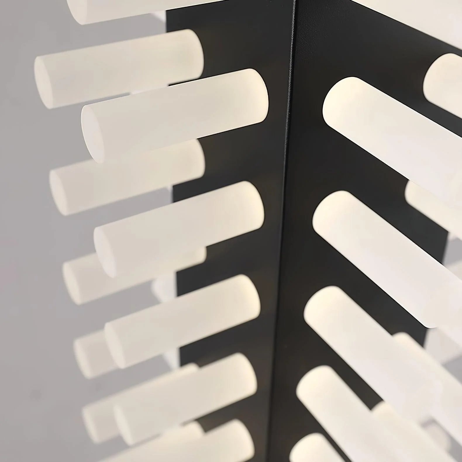 Торшер Filing Stand - ∅35см х 175см, черный, белый