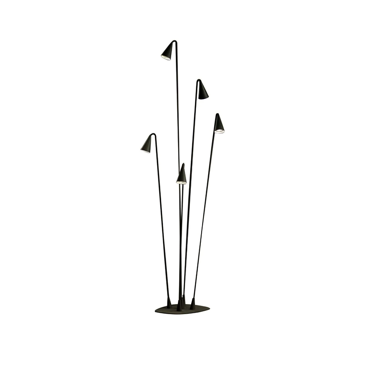 Торшер Bellflower Outdoor - ∅13см x 100см, черный, теплый свет