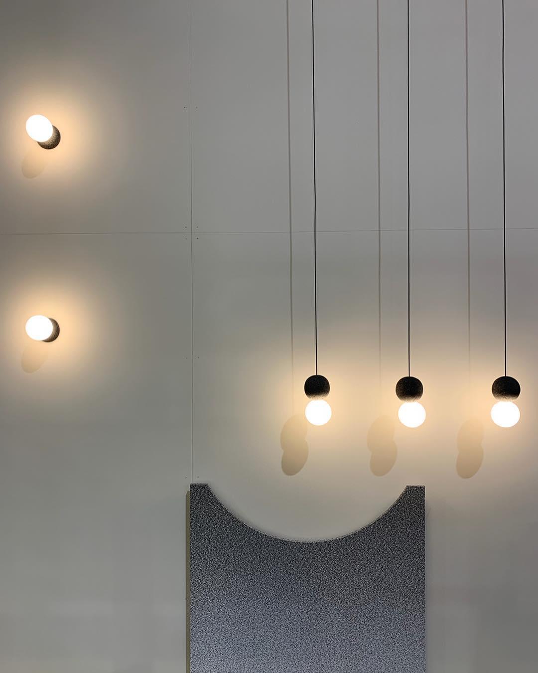Origo Wall Lamp - W 20cm x H 12cm Set of 2 / Black