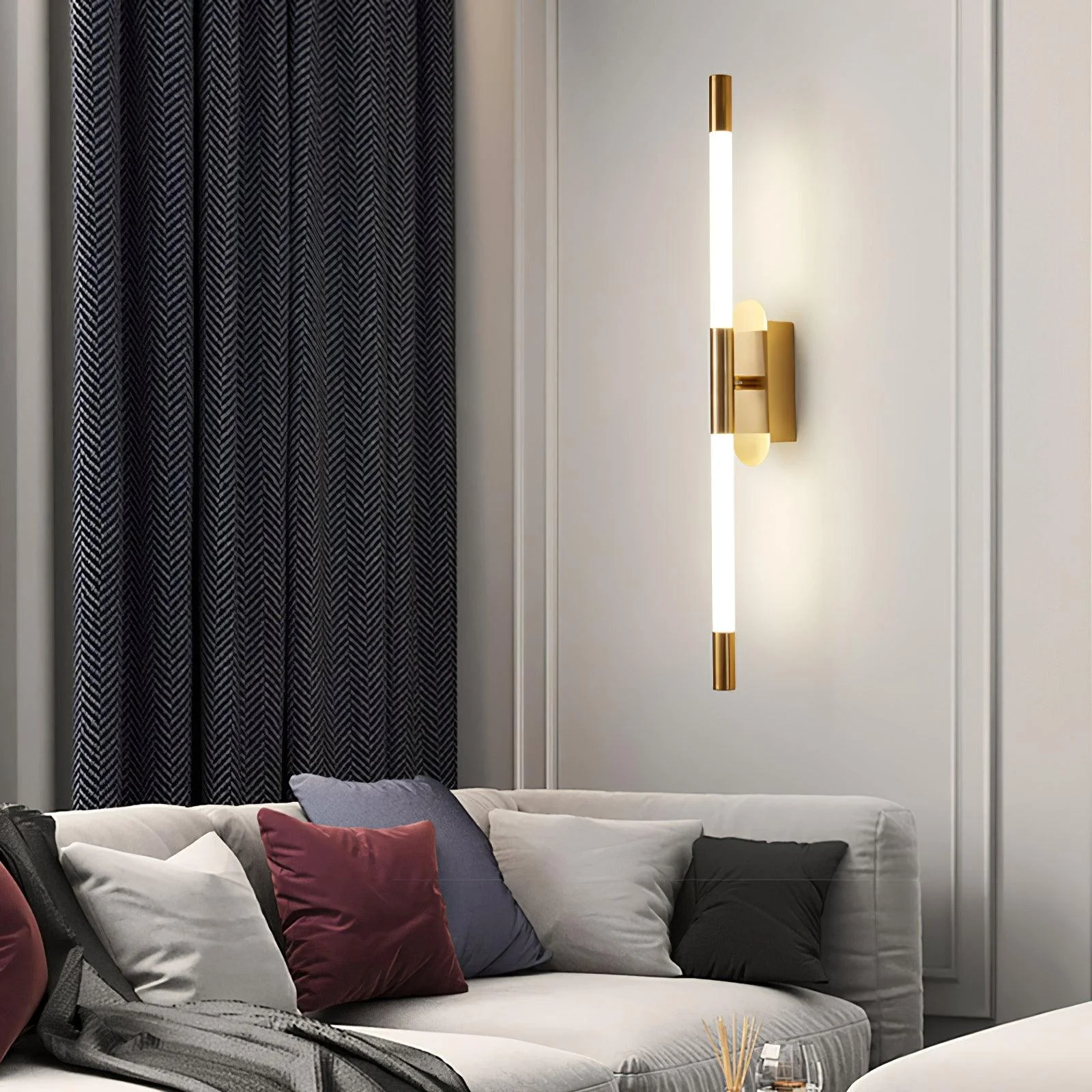 Agnes Sconce - Set of 2 / Gold / Neutral Light