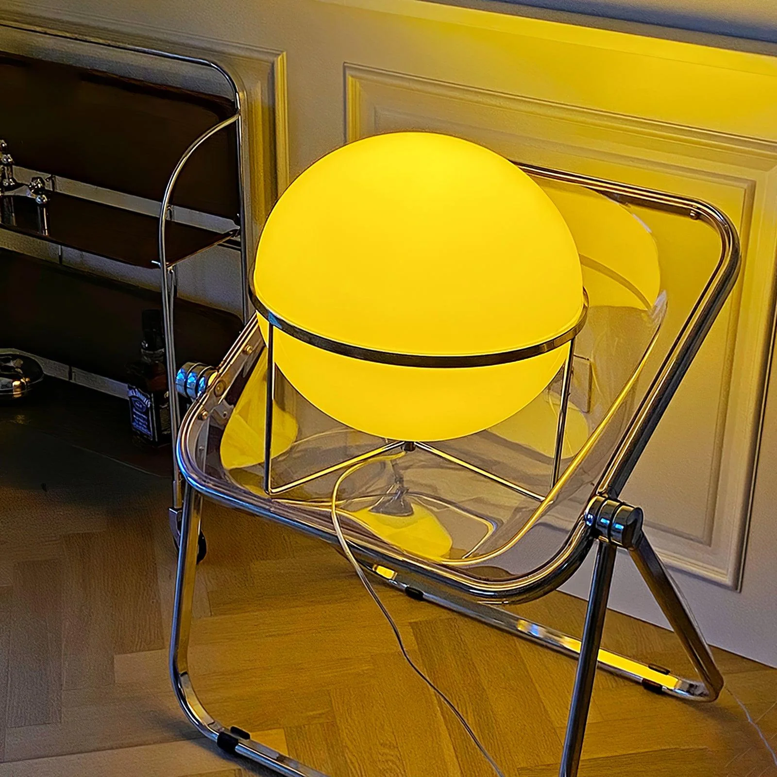 Yolk Table Lamp - ∅ 13.8″ x H 16.5″ / Dia 35cm x H 42cm / Yellow / UK plug