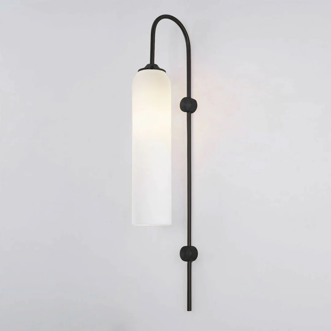 Настенный светильник Modern Glass - 19см x 80см, золотой, прозрачный