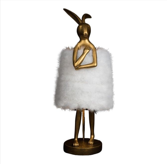 Настольная лампа LOFT IT Lapine 10315/B White fluff