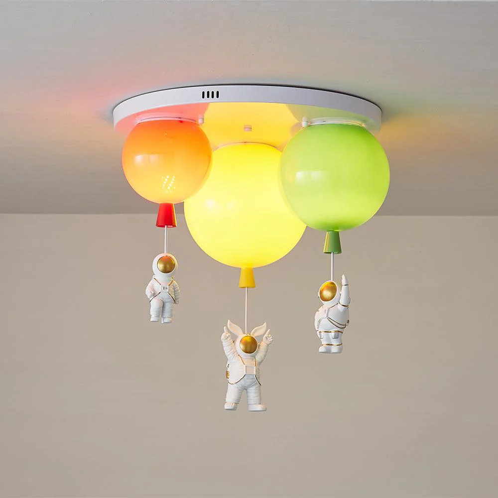 Потолочный светильник Astronaut Glossy Balloon - 5 источников света ∅70см, модель C