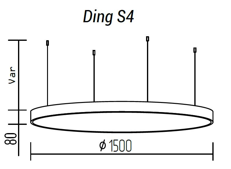 Подвесной светильник TopDecor Ding S4 10