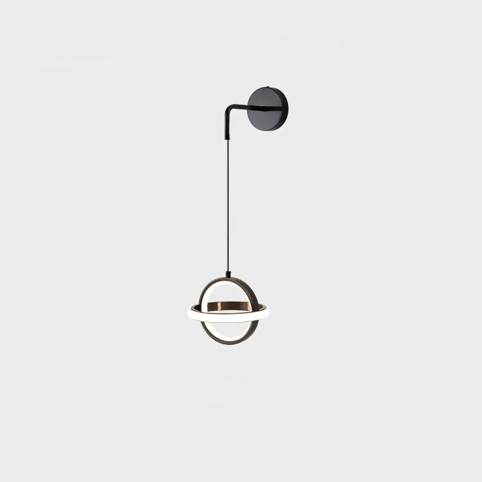Oval Brass Wall Light - W 7.1″ x H 13.8″ Set of 2 / Brass / Three-color changing light