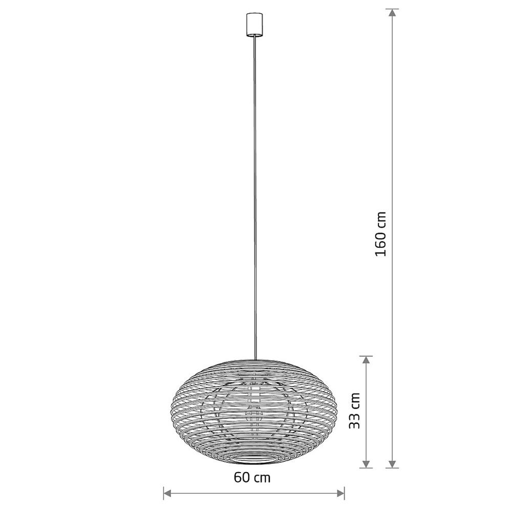Подвесная люстра Nowodvorski Rattan M E27 25W 11154