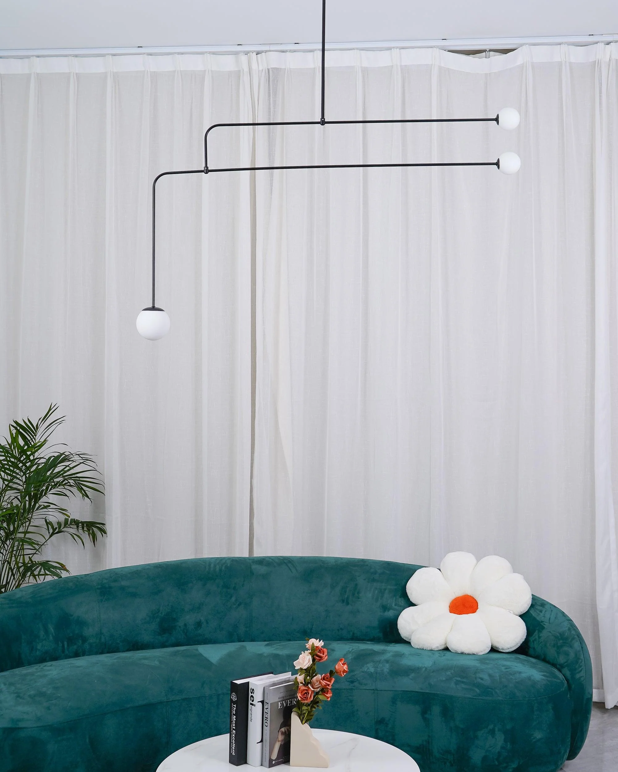 Люстра Mobile Chandelier - 3 подвеса, черный