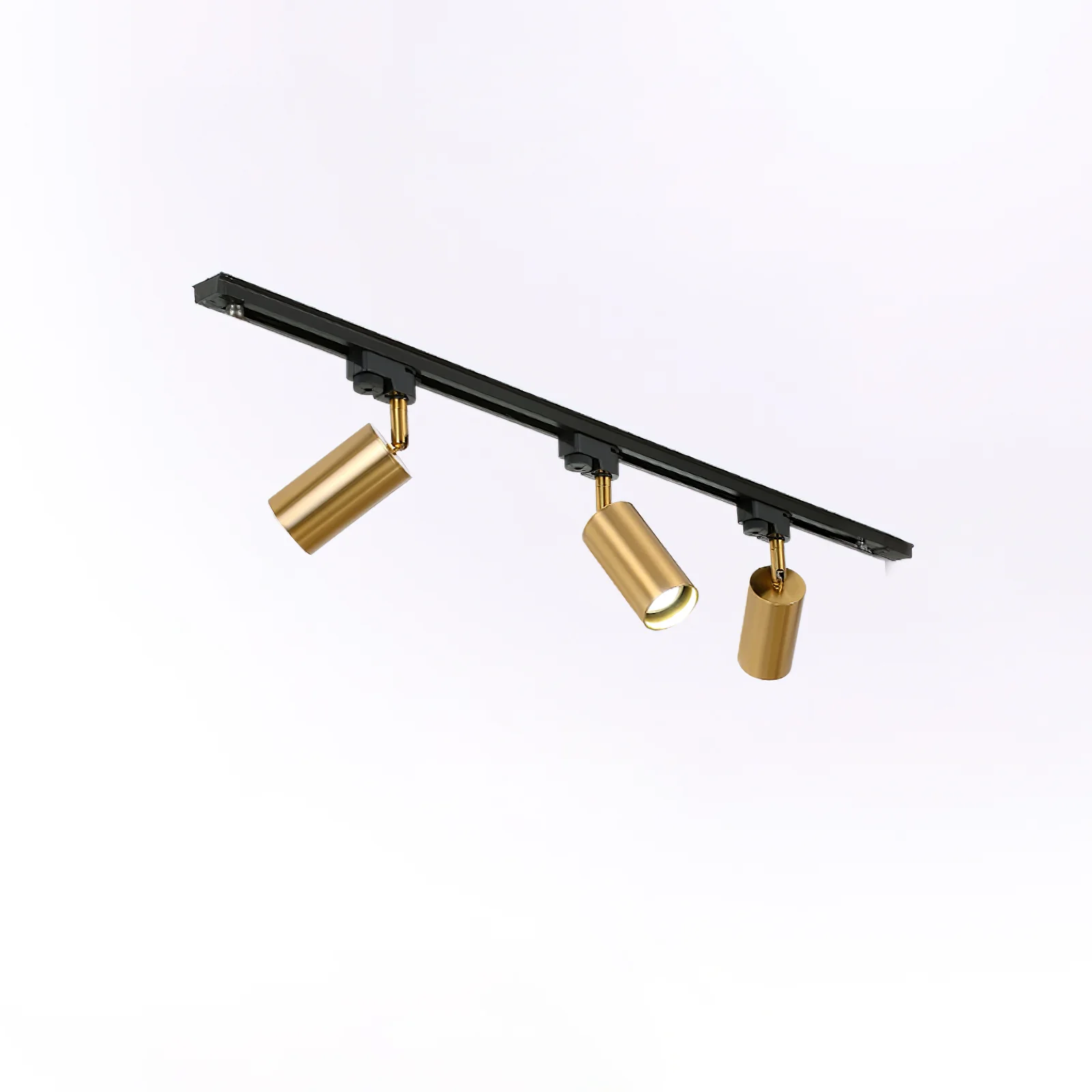Трековый светильник Gilded Rail - 2 источника света 50см x 17см, черный, золотой
