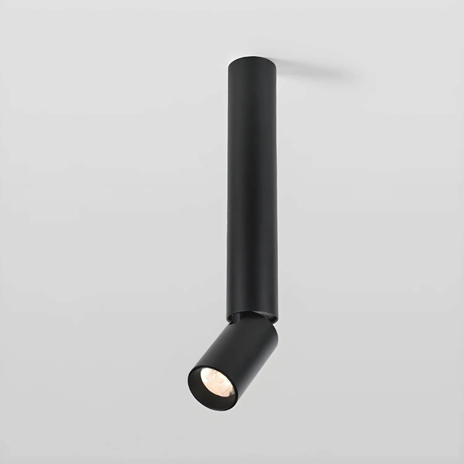Потолочный светильник Julian Adjustable Surface - ∅5см x 40см, черный, теплый свет