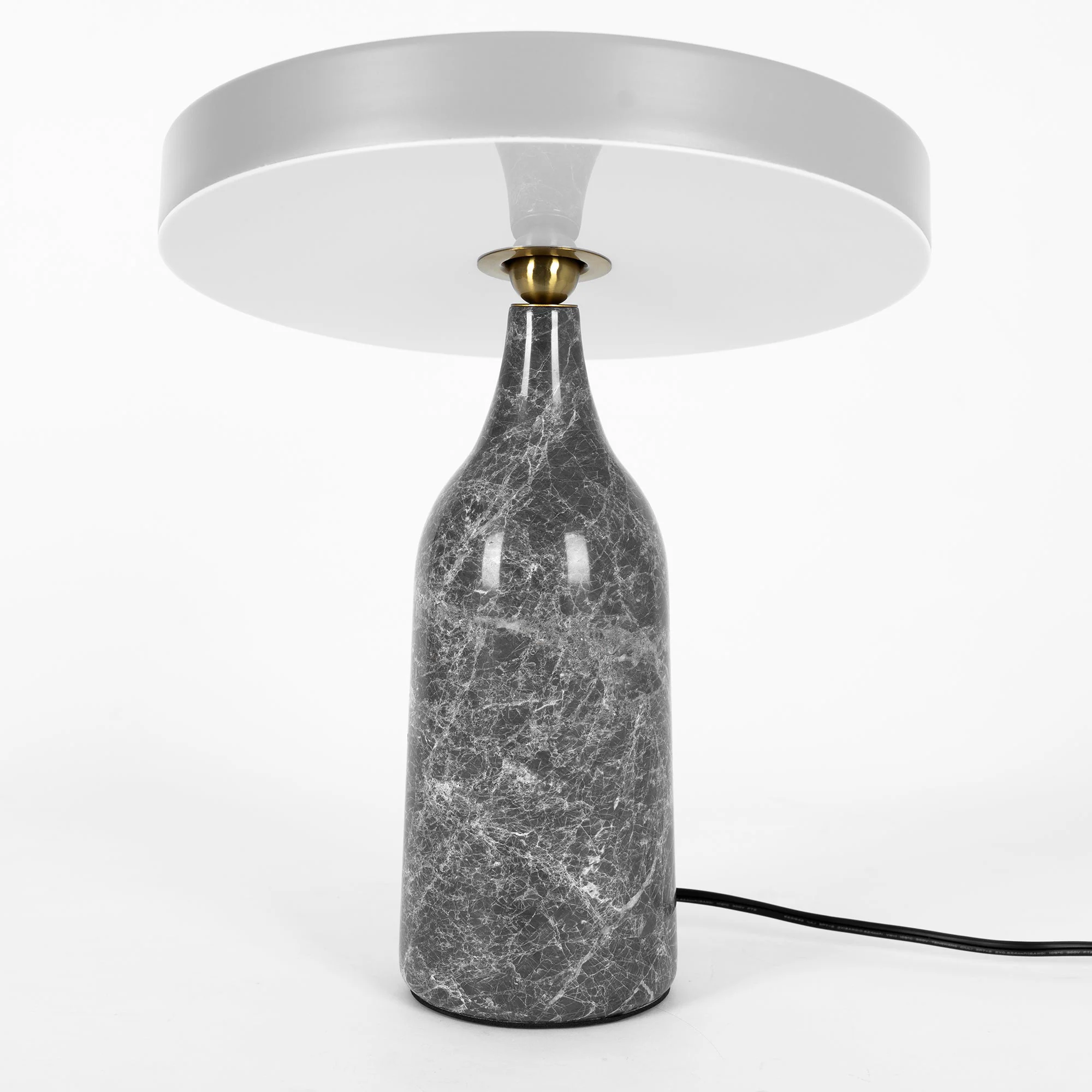 Eddy Table Lamp - ∅ 12.6″ x H 13.2″ / Dia 32cm x H 33.6cm / Grey / US plug