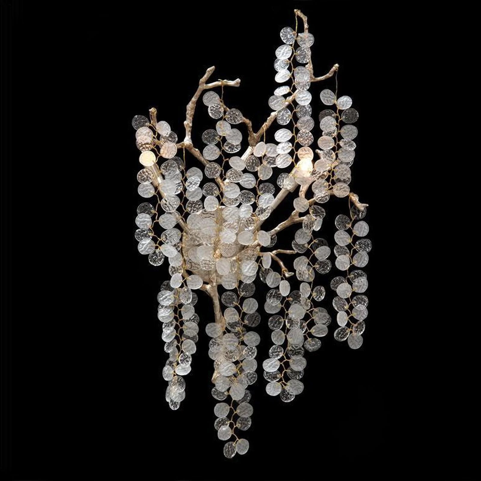 Shiro Noda Wall Lamp - Set of 2 (Left & Right) / Brass & Clear