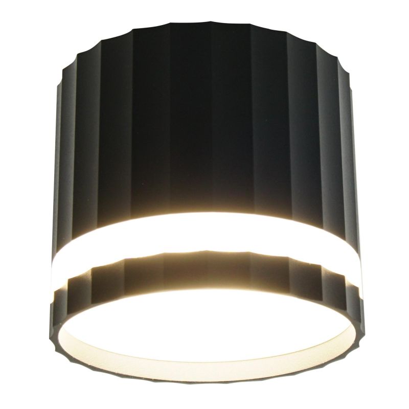 Светильник потолочный Feron HL369 48678 Barrel OLYMPUS 12W, 230V, GX53, черный