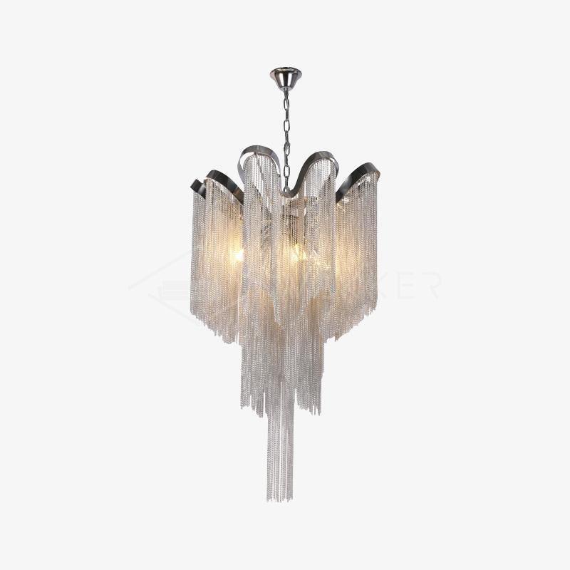 Люстра Stream Chain - 150см x 45см x 75см, золотой