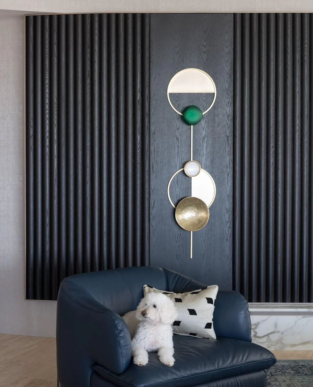 Gemstone Wall Lamp - W 25cm x H 98cm Set of 2 / Warm Light