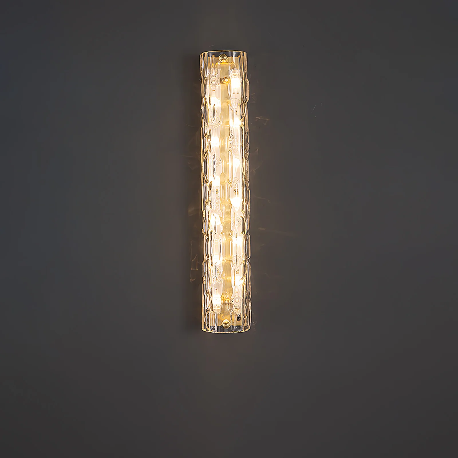 Fine Art Sconce - Dia 9cm x H 45cm Set of 2 / Gold / Warm Light