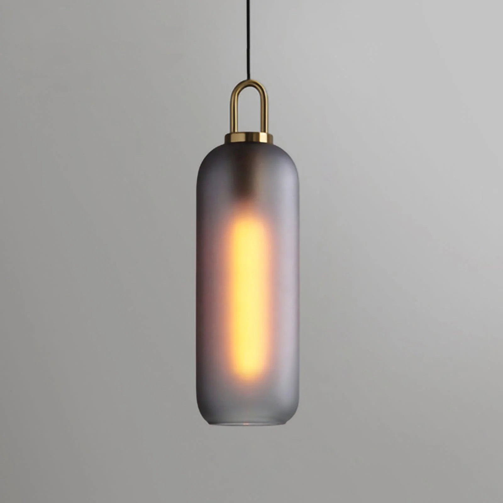 Подвесной светильник Glass Pendant Swag - ∅25см х 34см, прозрачное стекло
