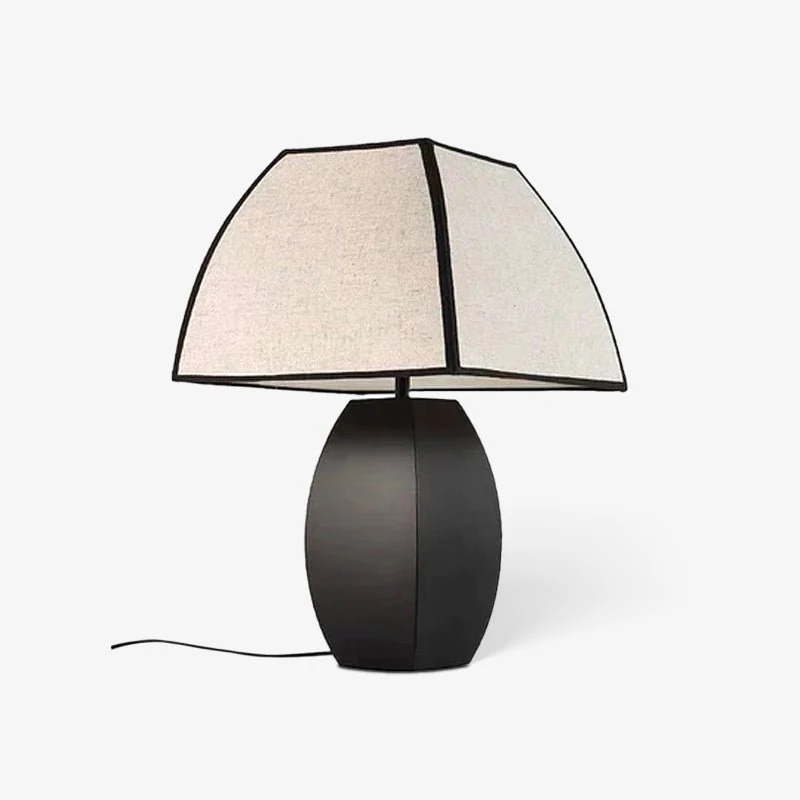 Javier Black Table Lamp - ∅ 13.7″ x H 21.6″ / Dia 35cm x H 55cm / Black / US plug