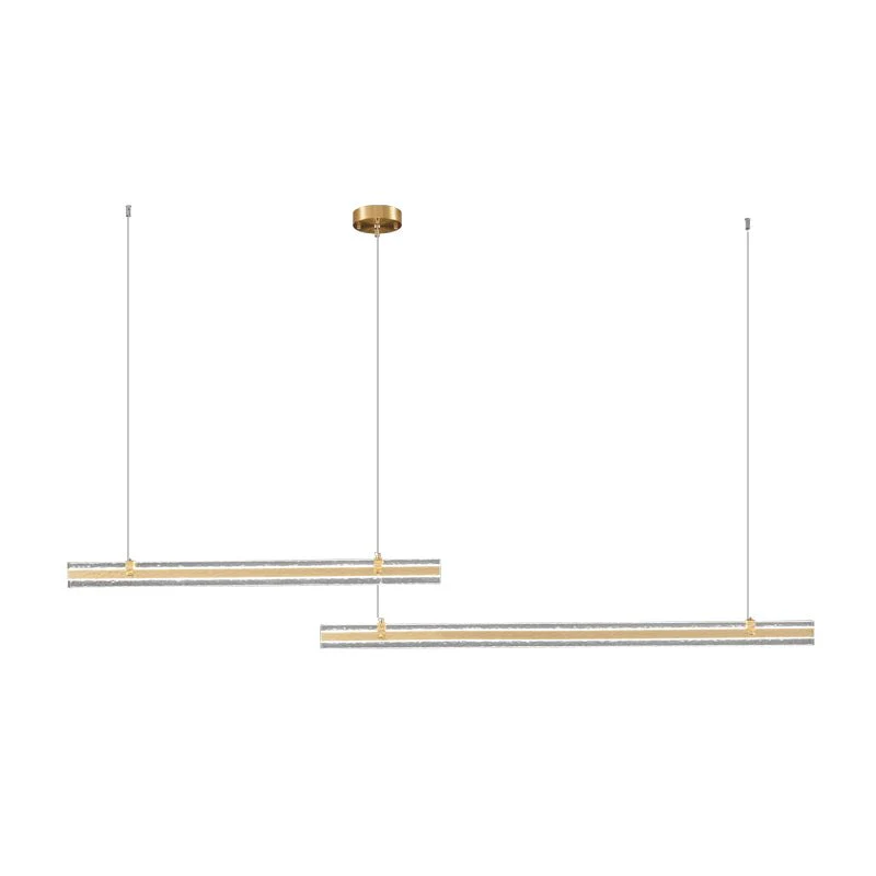Подвесной светильник Linear Ribbon Island - 150см x 12см x 20см, черный, 3000-6500К