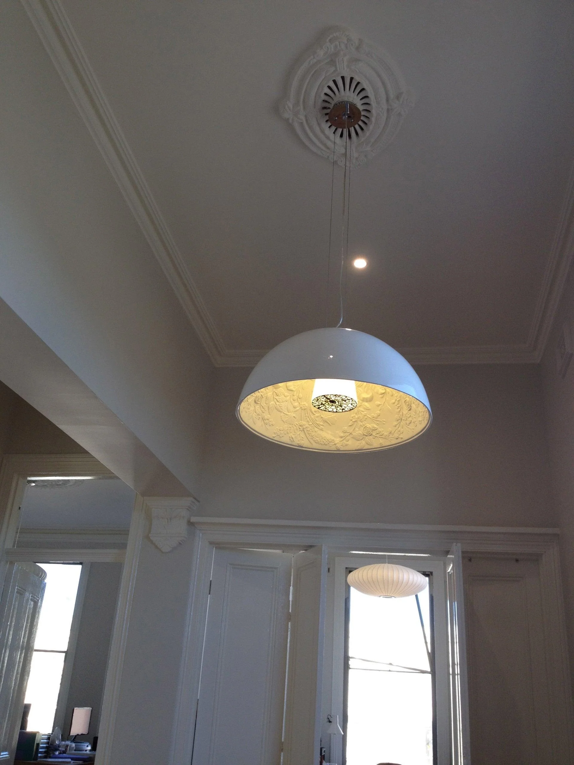 Подвесной светильник Hemisfera Suspension - ∅90см x 45см, ржаво-коричневый