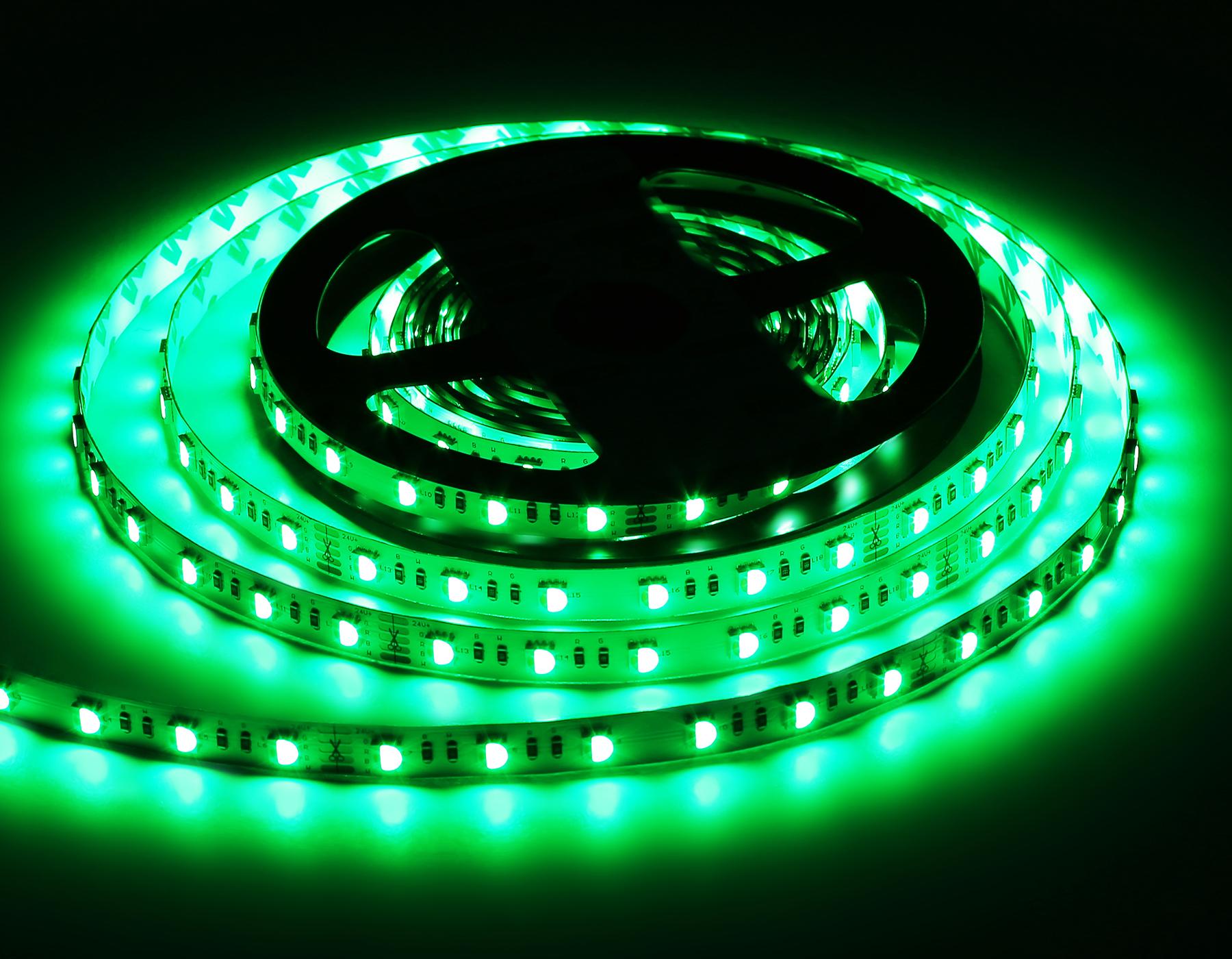 Светодиодная лента RGB с дневным белым светом GS4402 5050 60Led /10W m/ 24V IP20 RGBW+4500K 5m Ambrella GS4402