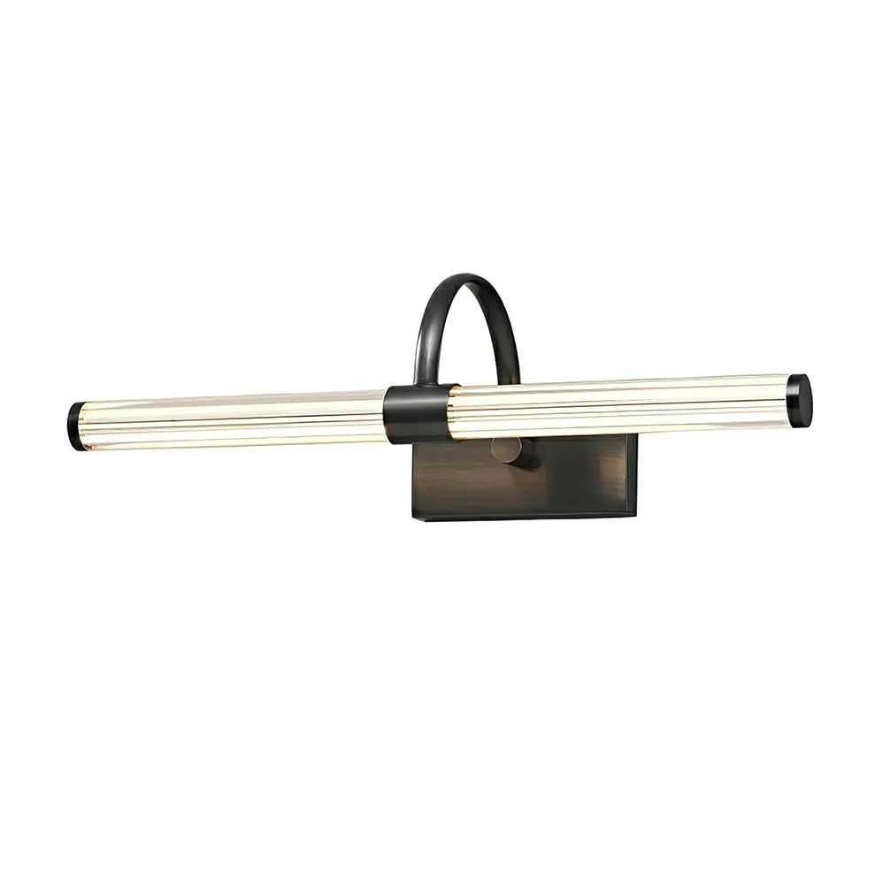 Настенный светильник Avery - 45см x 15см х 23см, черный, теплый свет