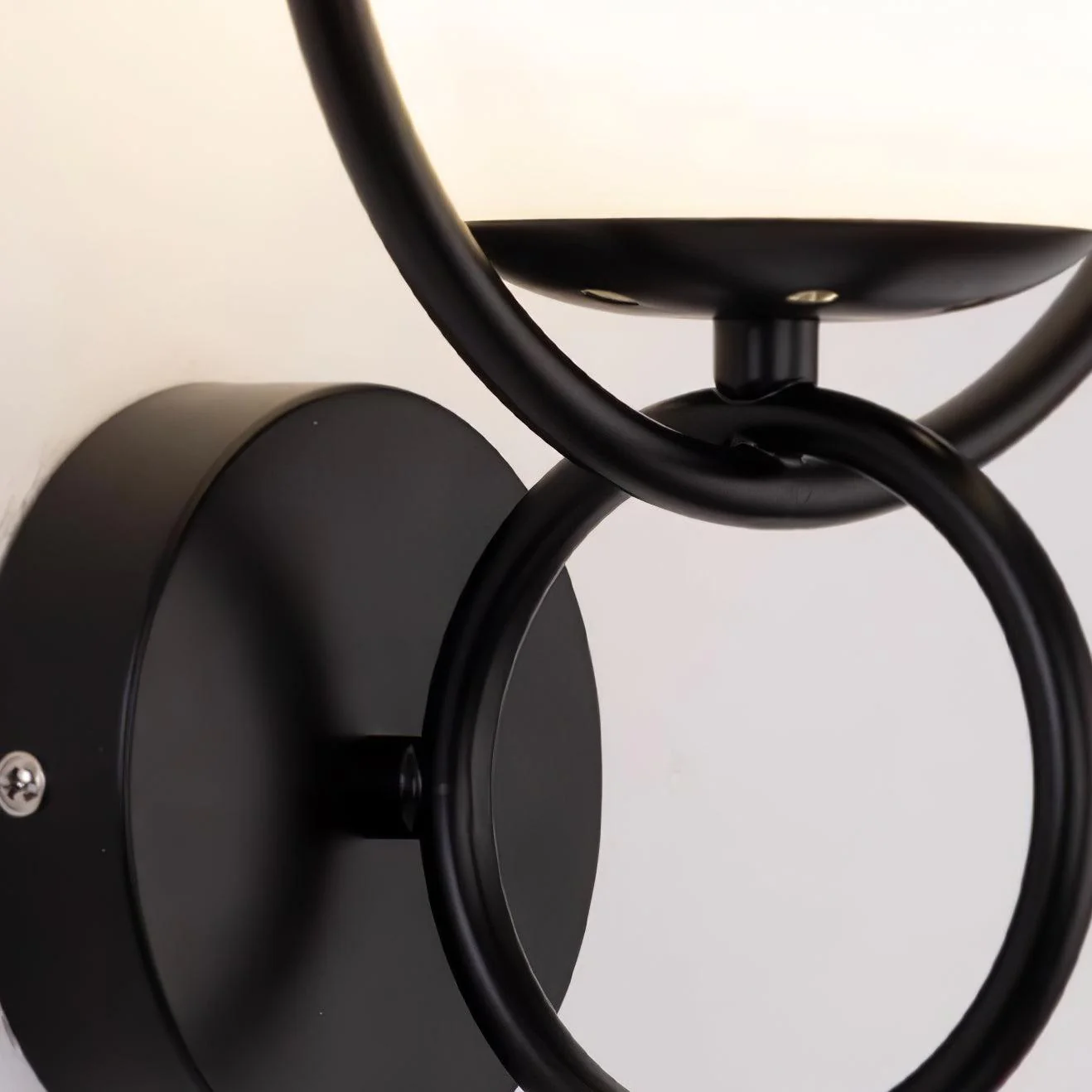Настенный светильник Circle Global - ∅23см x 35см, золотой