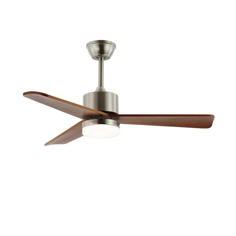 Потолочный светильник Zephyr Wooden  -  модель D ∅107см x 30см, никель, орех, 3000-6500К