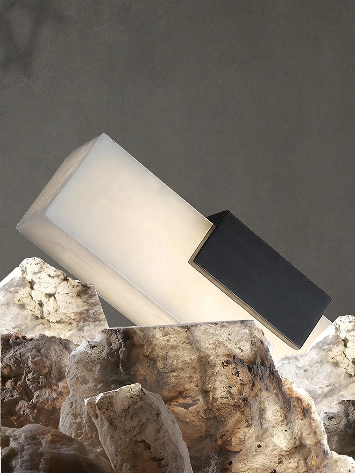 Подвесной светильник Cary Alabaster - ∅120см х 8см, черный, белый, холодный свет