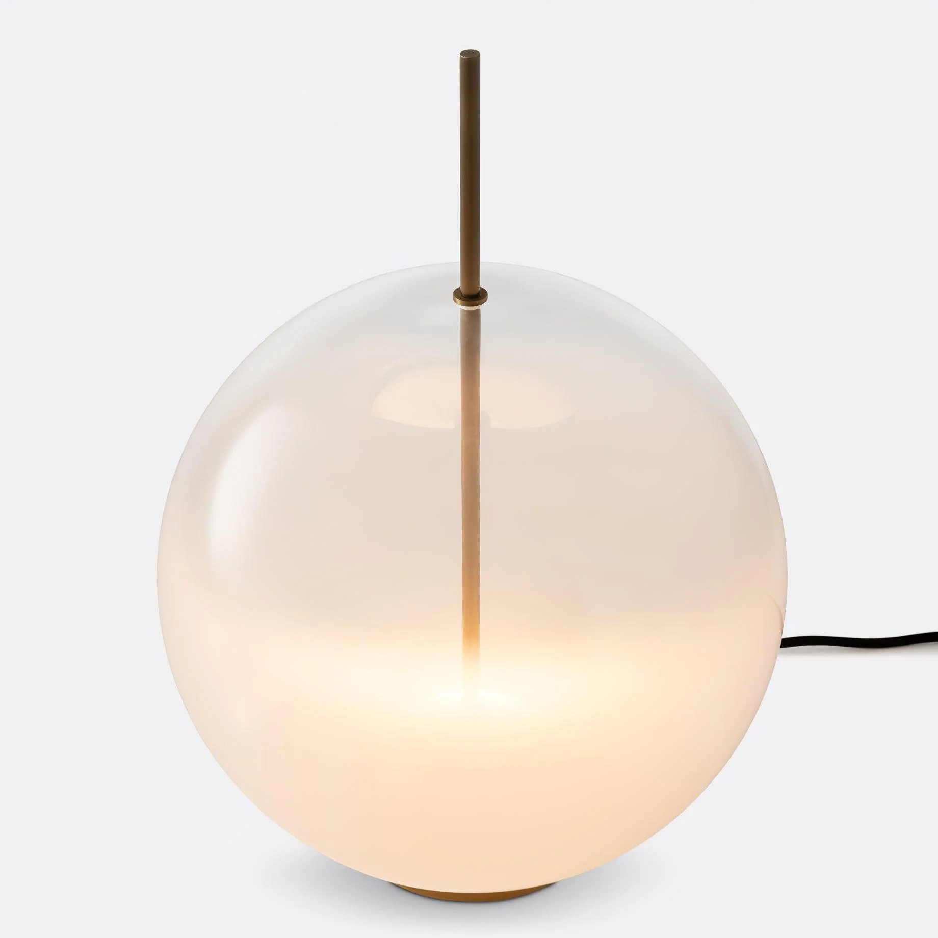 Настольный светильник Tindari Glass - ∅25см x 36см, прозрачный