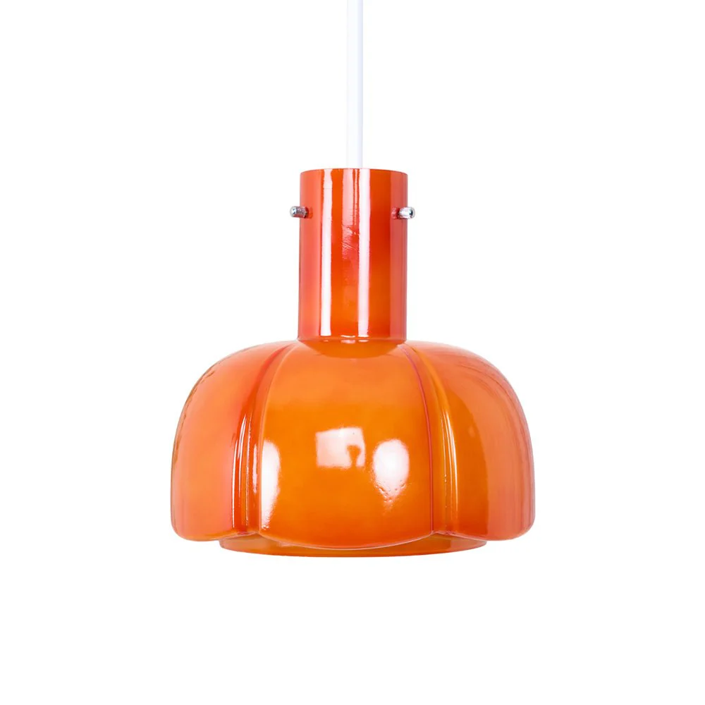 Подвесной светильник Lumina Petal Glass - ∅26см x 40см, коричневый