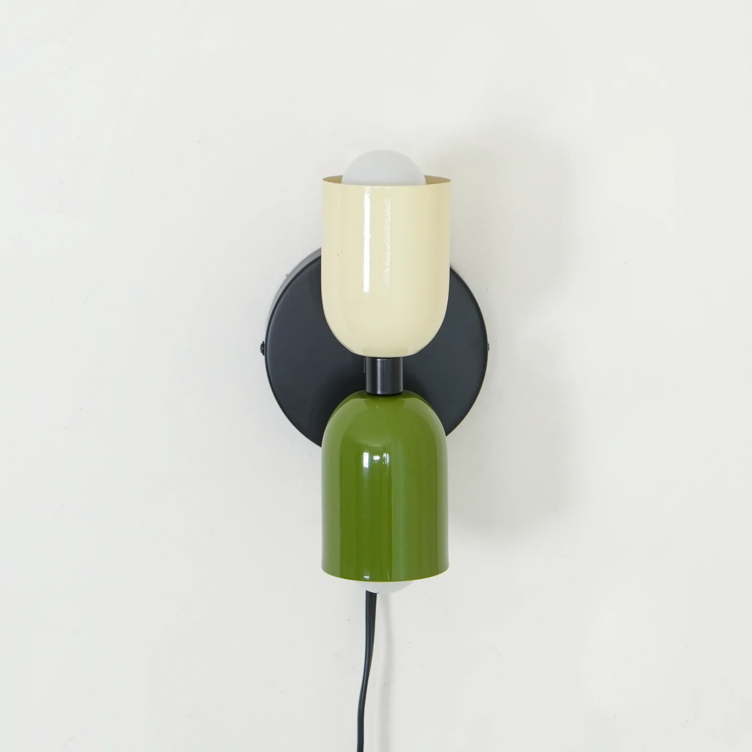Настенный светильник Couleur Double Plug In - 12см x 20см, розовый