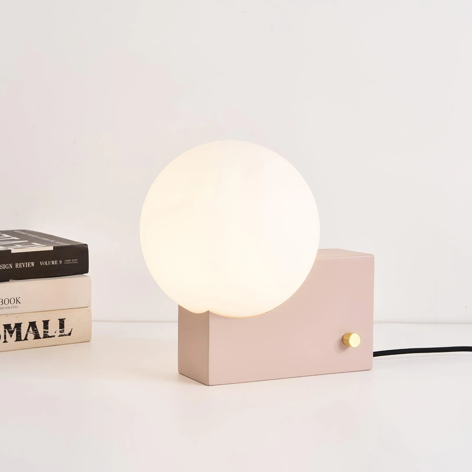 Настольный светильник Fusion - 24см x 18см x 26см, розовый