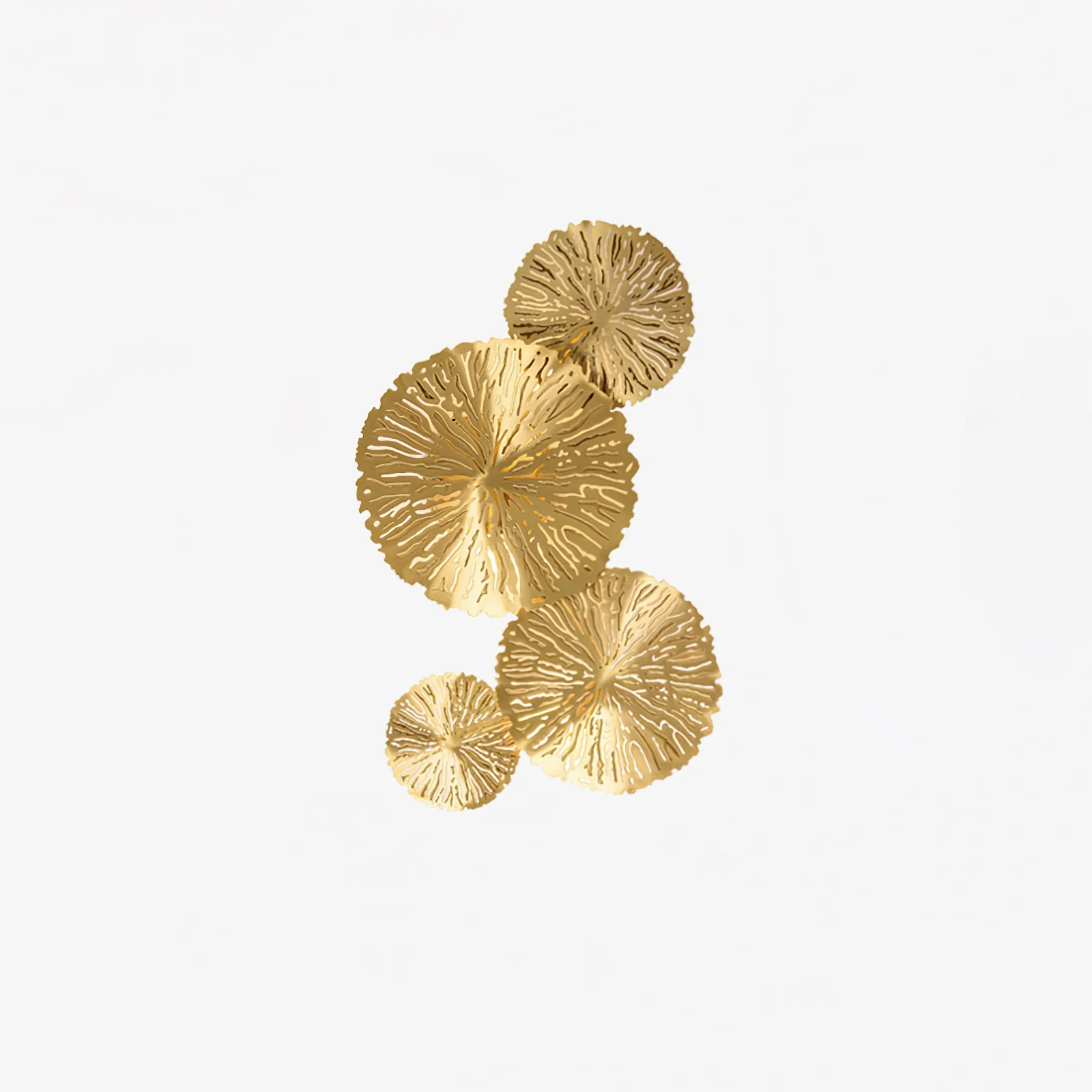 Настенный светильник Lotus Leaf  - модель E, 31см x 57см, нержавеющая сталь, металл