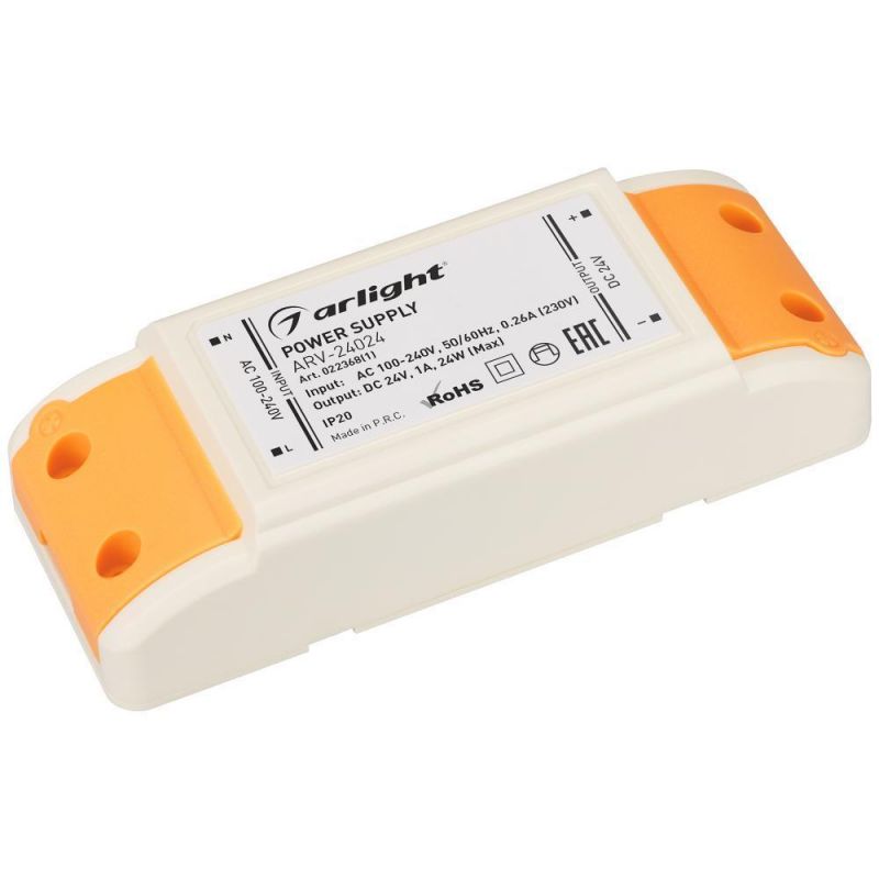 Блок питания ARLIGHT ARV-024 24Вт IP22 22368