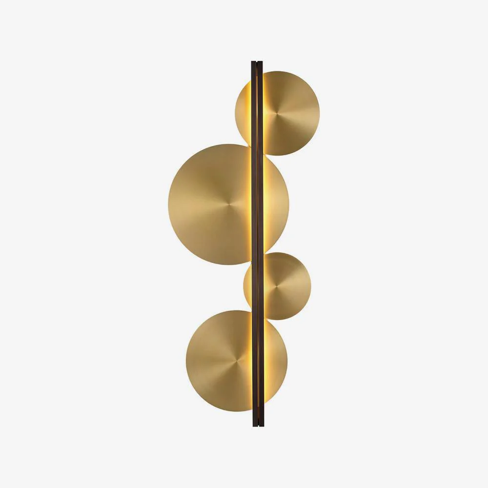 Strate Wall Lamp - Set of 2 / Copper color plating & Black / Warm Light