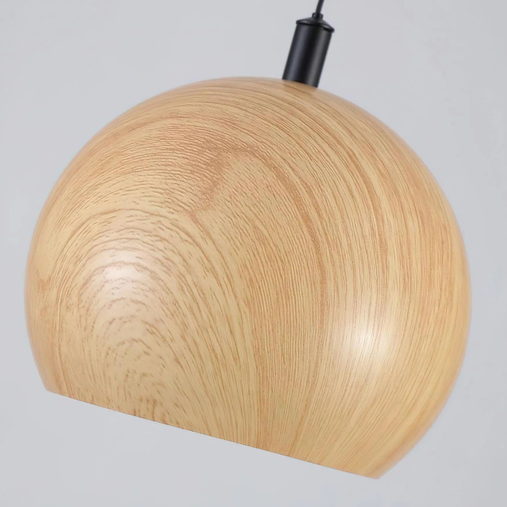 Подвесной светильник Timeless Grain - модель B, ∅15см x 13см, орех, теплый свет