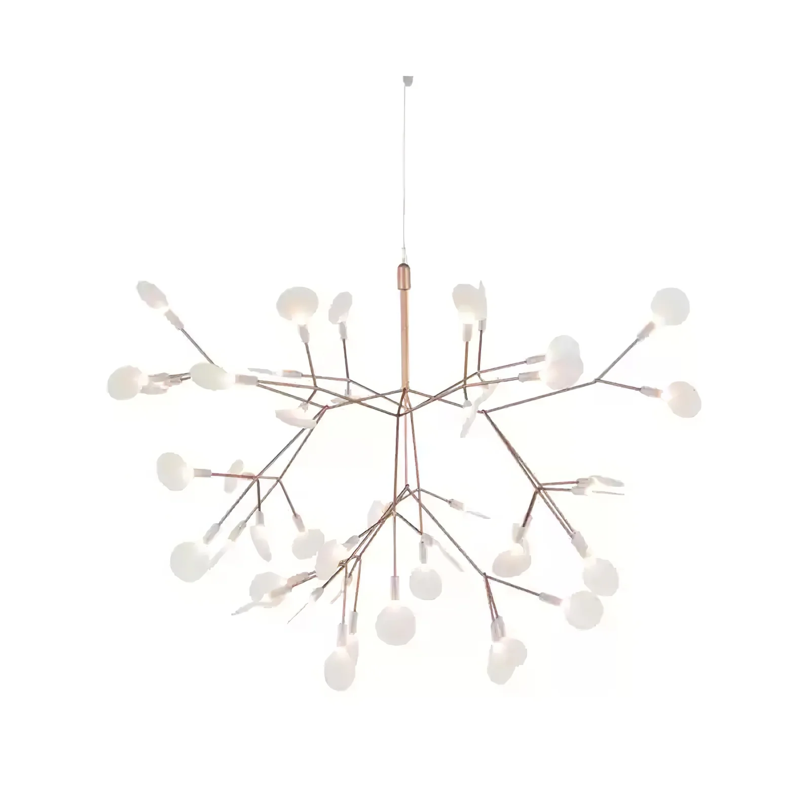 Люстра Rose Gold Firefly LED - 81 источник света ∅100см x 40см, розовое золото, холодный свет