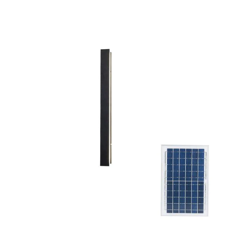 Уличный светильник Long Strip Solar - ∅5см x 60см, черный, теплый свет