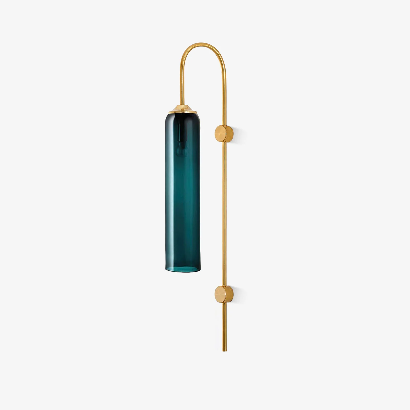 Настенный светильник Modern Glass - 19см x 80см, золотой, прозрачный