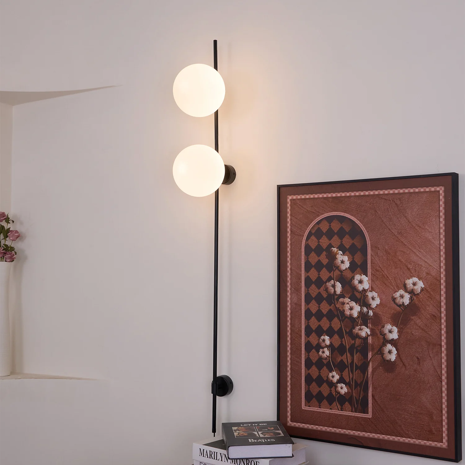 Настенный светильник Houseof Plug-in - модель A, ∅15см х 115см, золотой