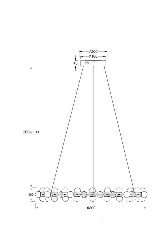Люстра Maytoni Tessara MOD081PL-L60G3K