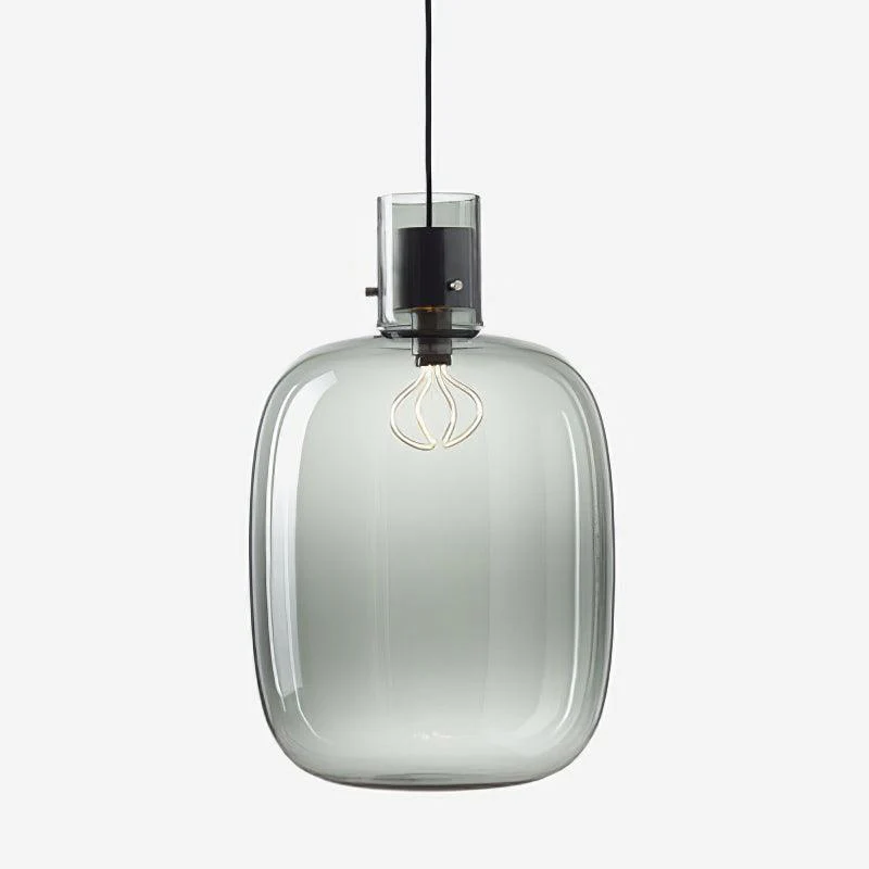 Подвесной светильник Cambre Glass - ∅25см x 28см, дымчато-серый