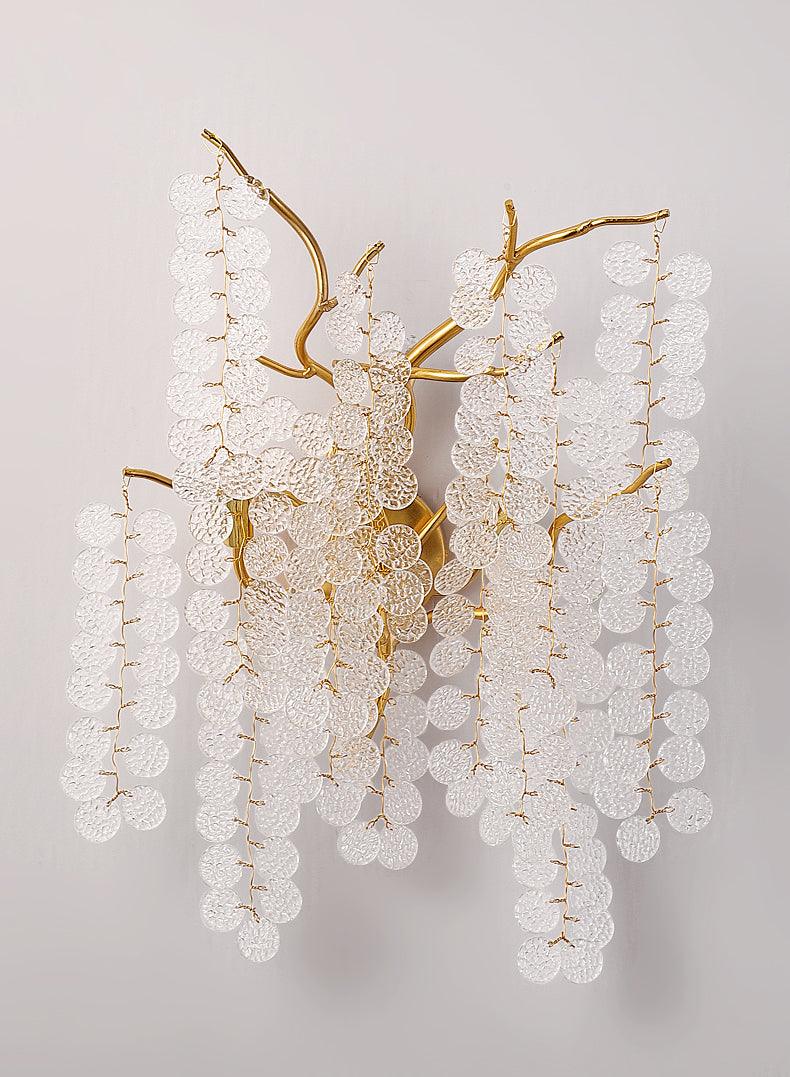 Shiro Noda Wall Lamp - Set of 2 (Left & Right) / Brass & Clear