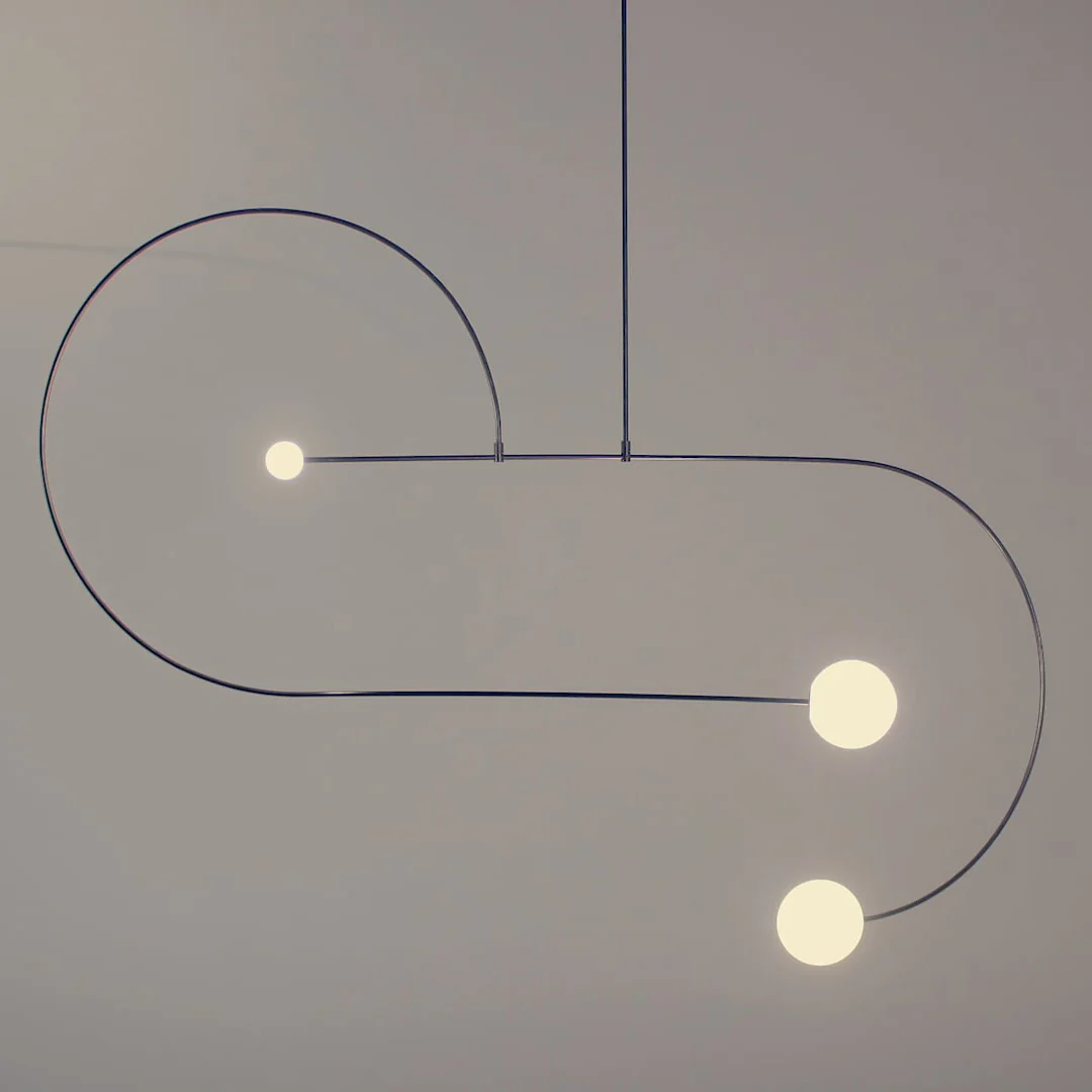Люстра Mobile Chandelier - 3 подвеса, черный