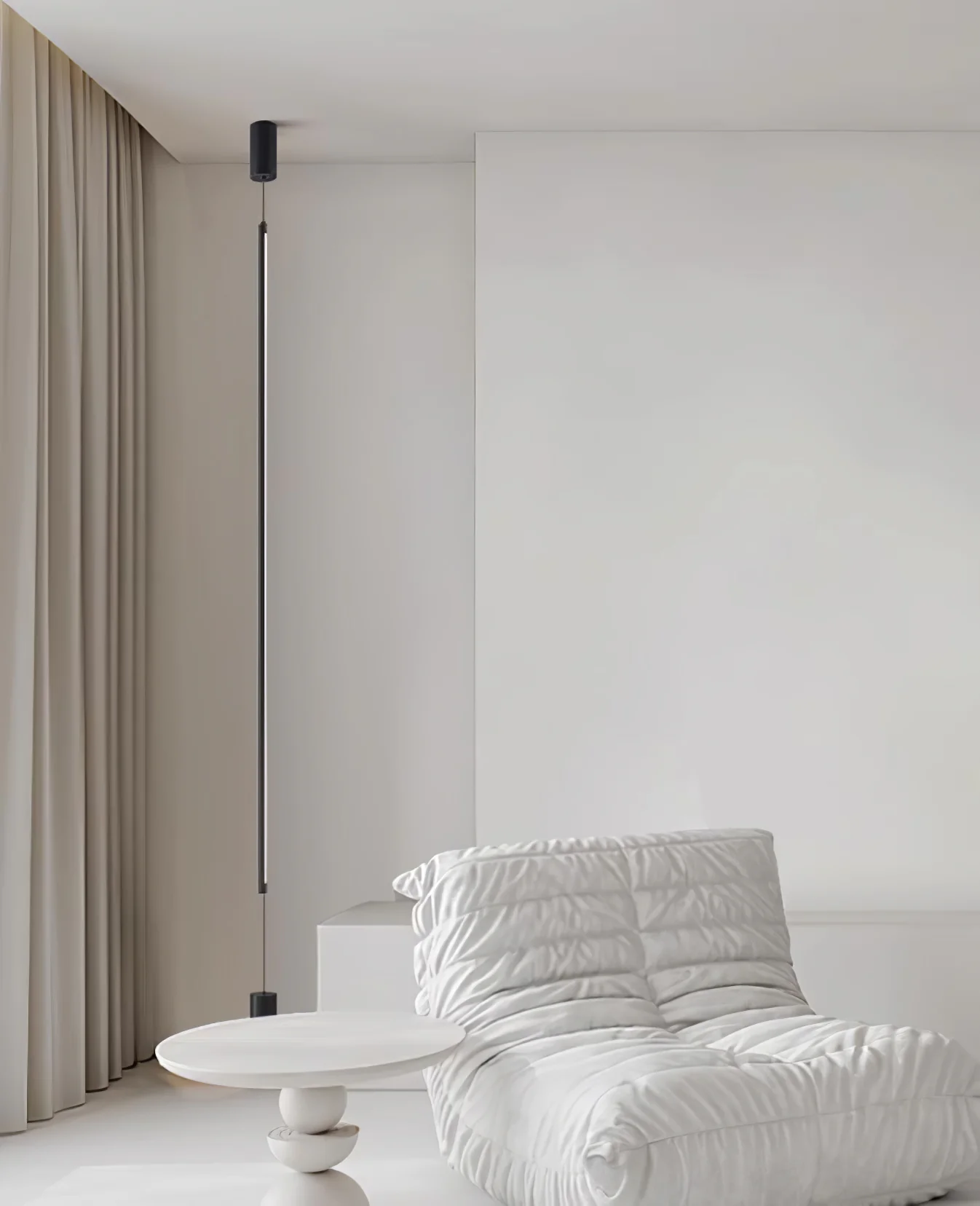 Подвесной светильник Slim line Cabinet - ∅2см x 95см, черный, теплый свет